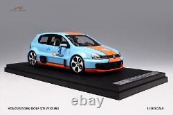 1/18 Ivy Models VW Volkswagen Golf GTI W12 650 in Gulf Colors