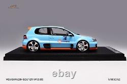 1/18 Ivy Models VW Volkswagen Golf GTI W12 650 in Gulf Colors