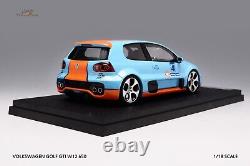 1/18 Ivy Models VW Volkswagen Golf GTI W12 650 in Gulf Colors