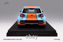 1/18 Ivy Models VW Volkswagen Golf GTI W12 650 in Gulf Colors