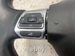 10-14 Volkswagen Gli Golf Gti MK6 OEM Flat Bottom Steering Wheel DSG Shift Paddles
