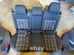 11 Volkswagen Golf Gti MK6 4 Door Black Scottish Tartan Clothing Seats & Panels