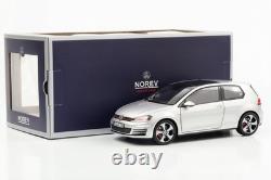 118 Norev Volkswagen Golf VII GTI 2013 Reflex Silver, Full Opening