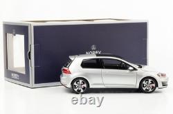 118 Norev Volkswagen Golf VII GTI 2013 Reflex Silver, Full Opening