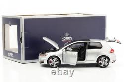 118 Norev Volkswagen Golf VII GTI 2013 Reflex Silver, Full Opening