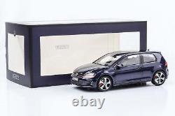 118 VW Golf Gti VII 2013 Night Blue Metallic Norev Full Opening Limited Edition 200 PC