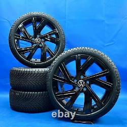 18 inch VW Golf 8 Bergamo GTI GTD Winter Wheels 5H0601025AE Black