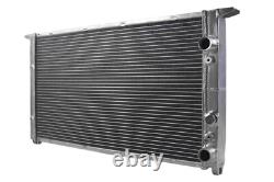 2-Row Aluminum Racing Radiator for 1994–1998 Volkswagen VW Golf GTI VR6 Mk3 V6+ Fans