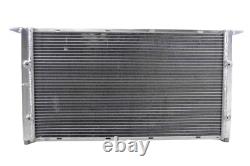2-Row Aluminum Racing Radiator for 1994–1998 Volkswagen VW Golf GTI VR6 Mk3 V6+ Fans
