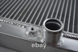 2-Row Aluminum Racing Radiator for 1994–1998 Volkswagen VW Golf GTI VR6 Mk3 V6+ Fans