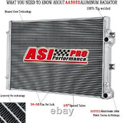 2-Row Radiator for VW Volkswagen Golf GTI MK6 2.0T OE 5K0121251J Aluminum