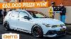 20 Year Old Wins 62 000 Prize New Vw Golf Gti Clubsport Cash Botb Car Winner