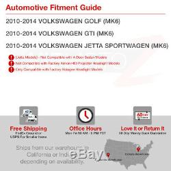 2010-2014 Volkswagen Golf Gti Mk6 Sportwagon Oled Tube Neon Red Lights Pair