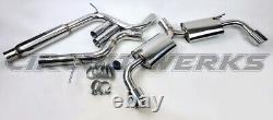 2022-2024 Volkswagen Golf GTI MK8 Catback Polished Exhaust System VW