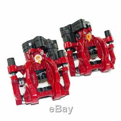 2x Rear Brake Saddle Red 310mm Vw Golf Gti R 7 Audi A3 8v S3 Rs3 Tts (b)