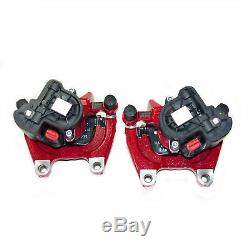 2x Rear Brake Saddle Red 310mm Vw Golf Gti R 7 Audi A3 8v S3 Rs3 Tts (b)