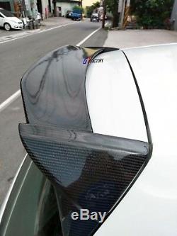 3pcs Carbon Rear Wing Spoiler For Vw Volkswagen Golf 7 Golf7 Mk7 Gti Only