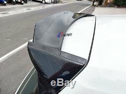 3pcs Carbon Rear Wing Spoiler For Vw Volkswagen Golf 7 Golf7 Mk7 Gti Only