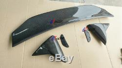 3pcs Carbon Rear Wing Spoiler For Vw Volkswagen Golf 7 Golf7 Mk7 Gti Only