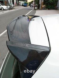 3pcs Carbon Rear Wing Spoiler For Vw Volkswagen Golf7 Golf 7 Mk7 Gti Only