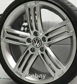 4 Alloy Wheels Volkswagen Golf 6 Gti R Original 8 X 19 Chrome 5k0601025m