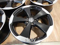 4x Alloy VW Golf 6 GTI 7.5J 19 Inches 5x112 ET 51 5K0601025AB Original