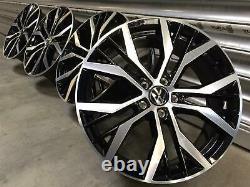 4x Vw Golf 8 5h R Gti Gtd 5g0601025an Santiago Wheels Alu 7.5j 19 Et51 New