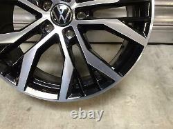 4x Vw Golf 8 5h R Gti Gtd 5g0601025an Santiago Wheels Alu 7.5j 19 Et51 New