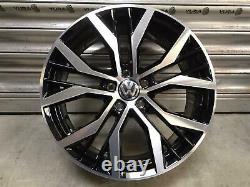 4x Vw Golf 8 5h R Gti Gtd 5g0601025an Santiago Wheels Alu 7.5j 19 Et51 New