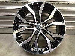 4x Vw Golf 8 5h R Gti Gtd 5g0601025an Santiago Wheels Alu 7.5j 19 Et51 New