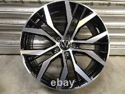 4x Vw Golf 8 5h R Gti Gtd 5g0601025an Santiago Wheels Alu 7.5j 19 Et51 New