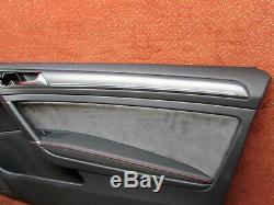 5g3867012em Door Trim Right Before Alcantara Black / Red Vw Golf Gti 7 2 /