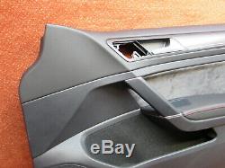 5g3867012em Door Trim Right Before Alcantara Black / Red Vw Golf Gti 7 2 /