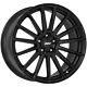 Aez Atlanta Black Wheels Rims For Volkswagen Golf Viii Gti 7.5x17 5x112 B Dr9