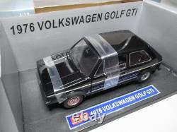 Al977 Sun Star 1/18 Volkswagen Golf GTI 1976 Black Ref 1092 Very Good Condition