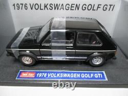 Al977 Sun Star 1/18 Volkswagen Golf GTI 1976 Black Ref 1092 Very Good Condition