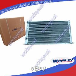 Aluminum Radiator Radiator For Volkswagen Vw Golf Gti Vr6 Mk3 1994-1998 Manual