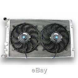 Aluminum Radiator Volkswagen Golf Gti Mk4 Seat Leon Audi Tt Mk1 + Fans