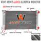 Aluminum Radiator For 1980&ndash;1992 Volkswagen Vw Golf Mk1 Mk2 Gti/scirocco Mt Hot