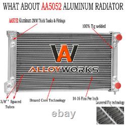 Aluminum Radiator for 1980–1992 Volkswagen VW Golf MK1 MK2 GTI/Scirocco MT Hot