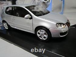 Ar654 Norev 1/18 Vw Volkswagen Golf V Gti 2005 Silver Met 188448 Very Good Condition