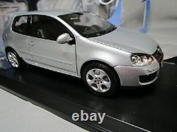 Ar654 Norev 1/18 Vw Volkswagen Golf V Gti 2005 Silver Met 188448 Very Good State