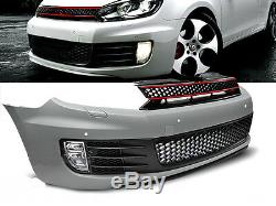 Bumper, Calender, Vw Golf 6 Gti Style Pdc, Holes For Sensors