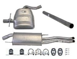 Center Muffler + Rear Exhaust Volkswagen Golf III 2.8 2.0 Vr6 Gti 16v