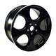 Detroit Alloy Wheel Black 7.5jx18 Vw Golf V 5 Gti Edition 30 Minor Scratches