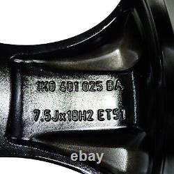 Detroit Alloy Wheel Black 7.5Jx18 VW Golf V 5 GTI Edition 30 Minor Scratches
