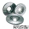 Drilled Slotted Brake Discs Volkswagen Golf (iii) 2.0 Gti 16v