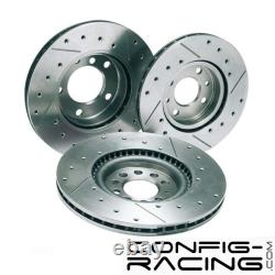 Drilled Slotted Brake Discs Volkswagen Golf (III) 2.0 GTi 16v