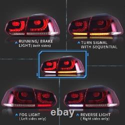 E32 LED Rear Lights for 2008-2013 Volkswagen VW GOLF 6 MK6 VI GTI GTD R TSI 2X