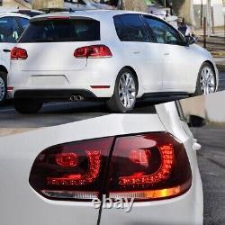 E32 LED Rear Lights for 2008-2013 Volkswagen VW GOLF 6 MK6 VI GTI GTD R TSI 2X